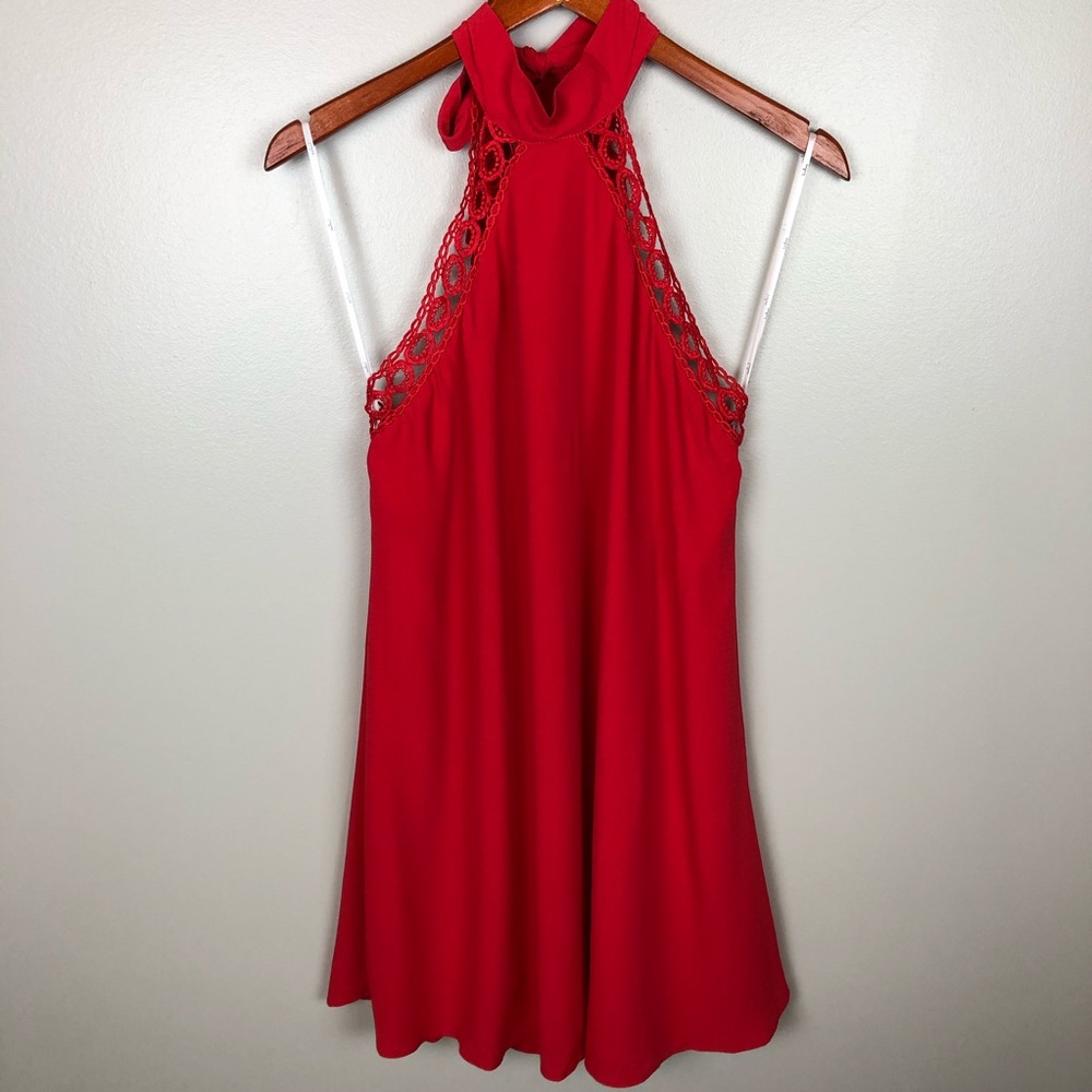 Lulu Red Slip Style Dress